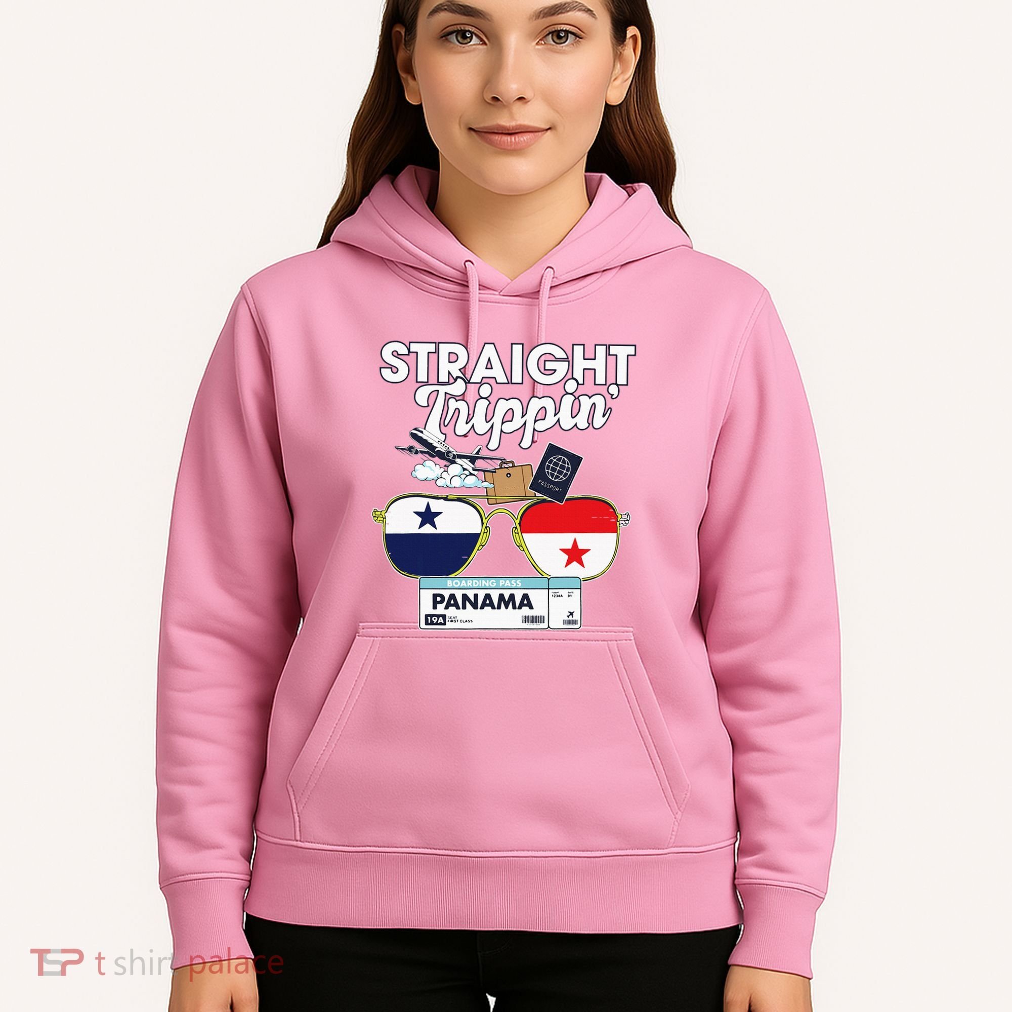 Straight Trippin Panama Vacation Travel Trip Matching Hoodie