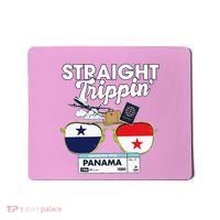 Straight Trippin Panama Vacation Travel Trip Matching Mousepad thumb 0