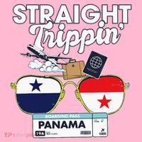 Straight Trippin Panama Vacation Travel Trip Matching Baby Bodysuit thumb 2