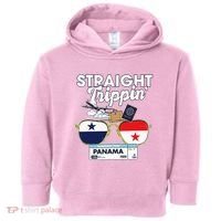 Straight Trippin Panama Vacation Travel Trip Matching Toddler Hoodie thumb 0