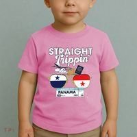 Straight Trippin Panama Vacation Travel Trip Matching Toddler T-Shirt thumb 2