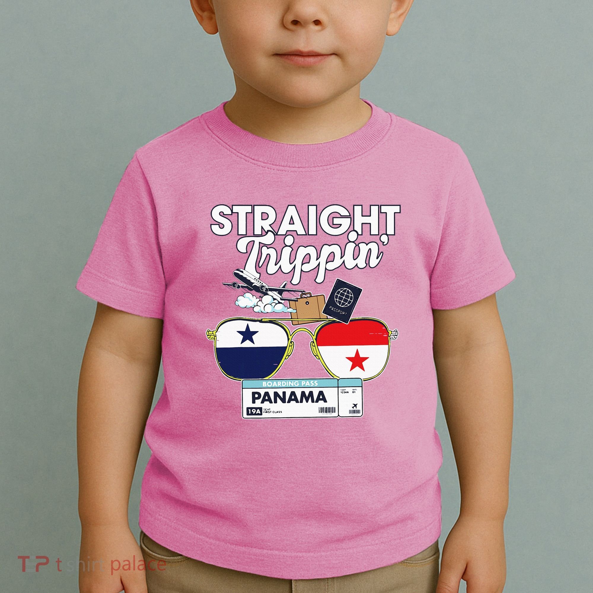 Straight Trippin Panama Vacation Travel Trip Matching Toddler T-Shirt