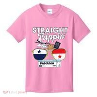 Straight Trippin Panama Vacation Travel Trip Matching Kids T-Shirt thumb 0