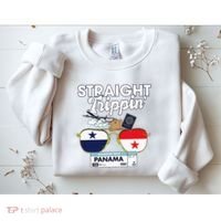 Straight Trippin Panama Vacation Travel Trip Matching Sweatshirt thumb 2