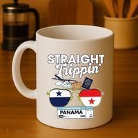 Straight Trippin Panama Vacation Travel Trip Matching Coffee Mug thumb 4