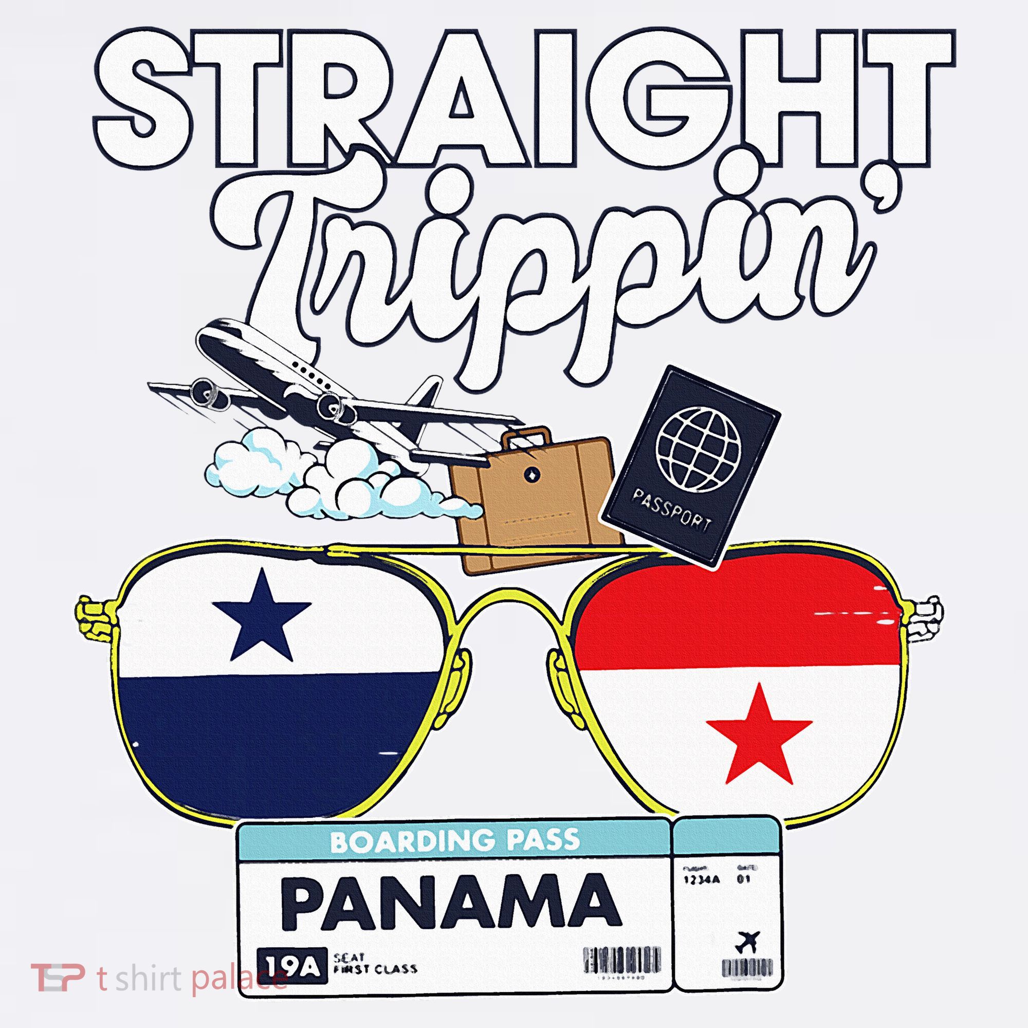 Straight Trippin Panama Vacation Travel Trip Matching Women's Hoodie
