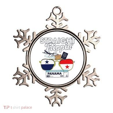 Straight Trippin Panama Vacation Travel Trip Matching Ornament