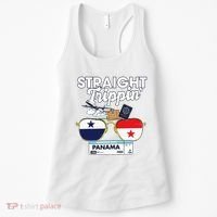 Straight Trippin Panama Vacation Travel Trip Matching Women's Tank Top thumb 0