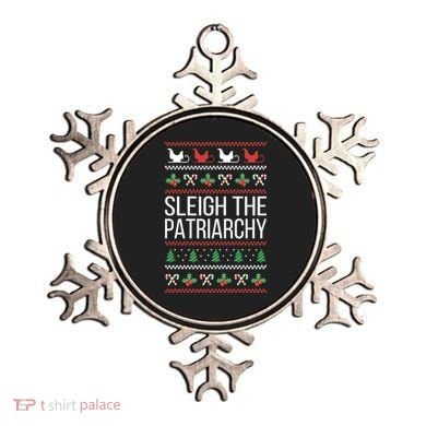 Sleigh The Patriarchy Feminist Christmas Lover Great Gift Ornament