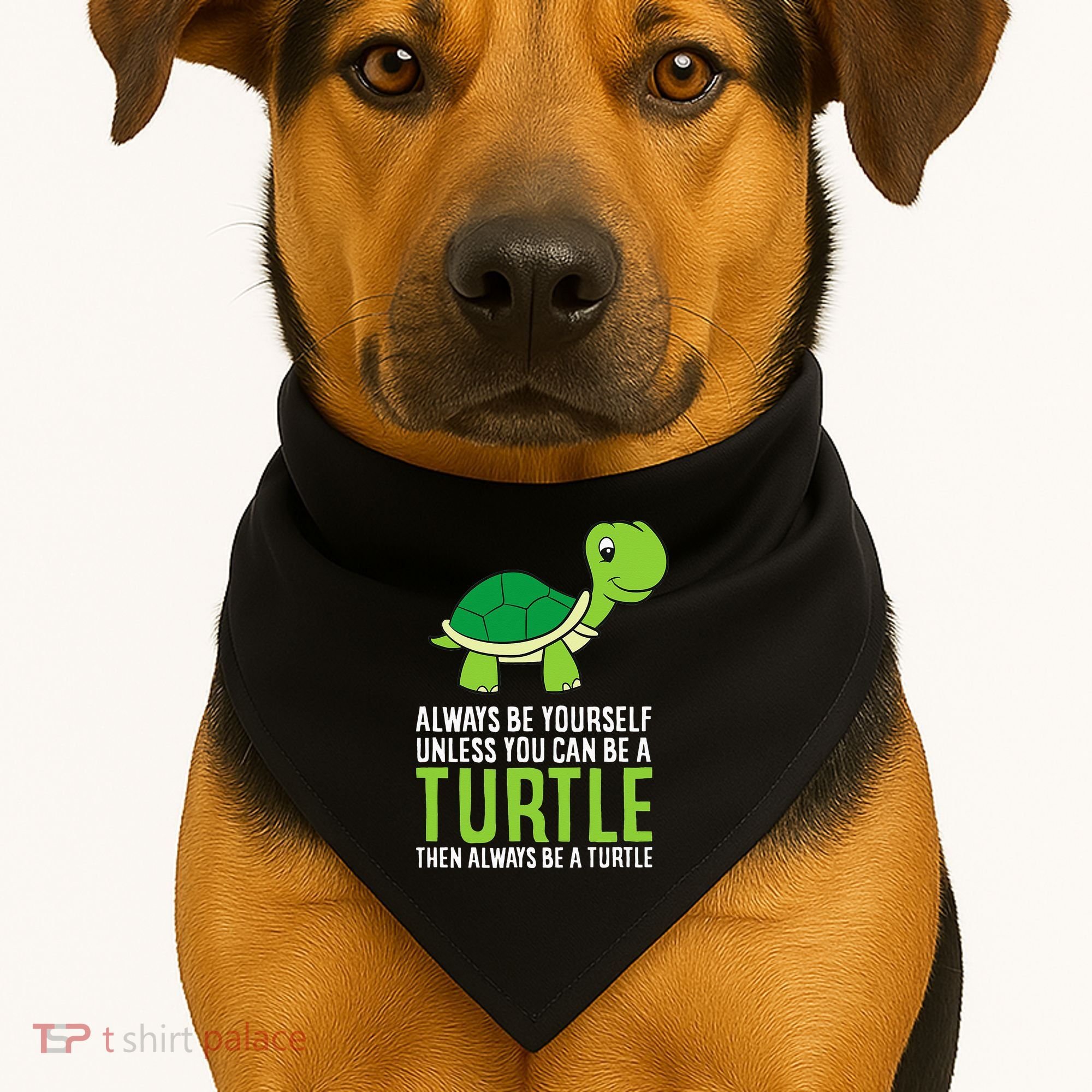 Sea Turtle Pet Always Be Yourself Unless You Can Be A Turtle USA-Made Doggie Bandana