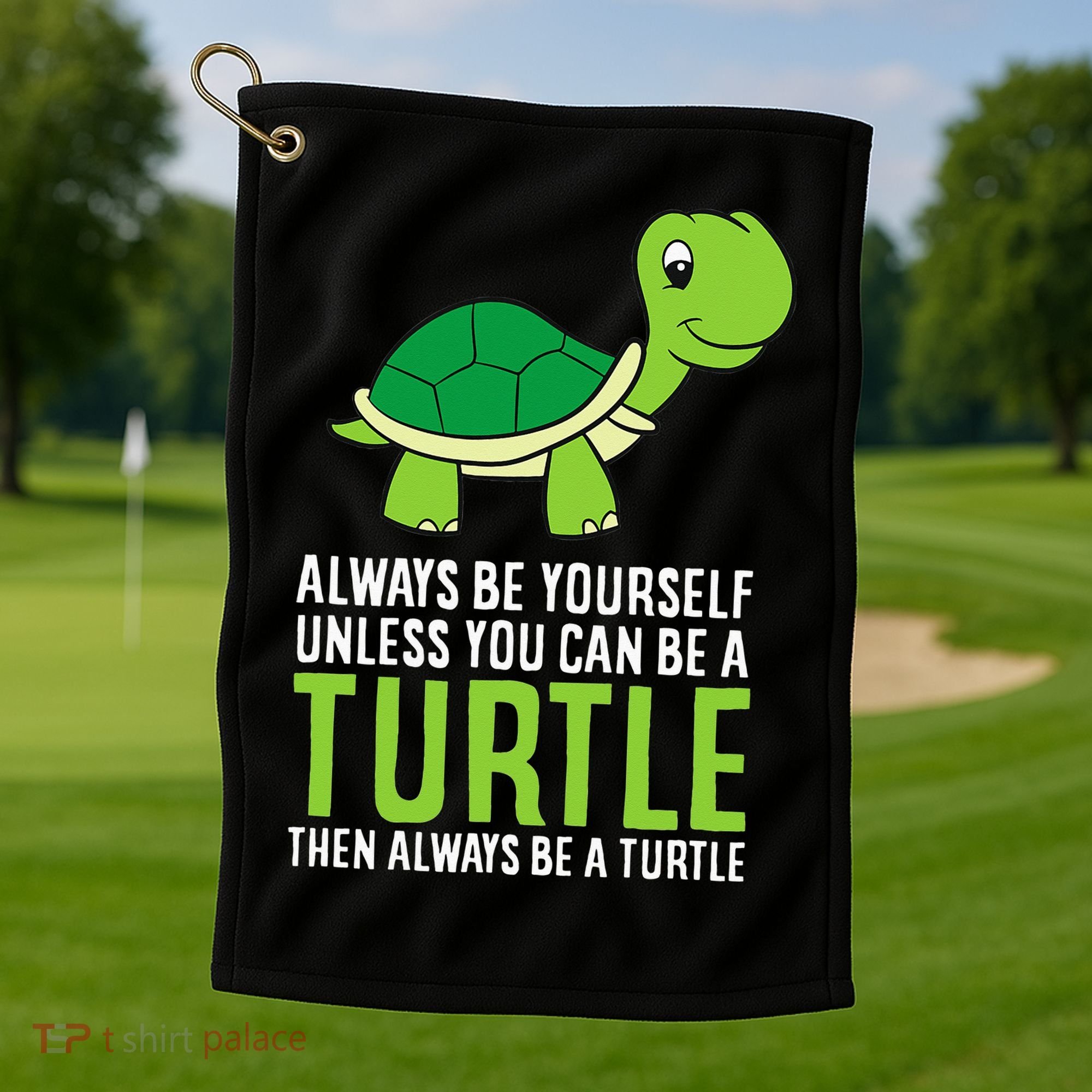Sea Turtle Pet Always Be Yourself Unless You Can Be A Turtle Golf Towel