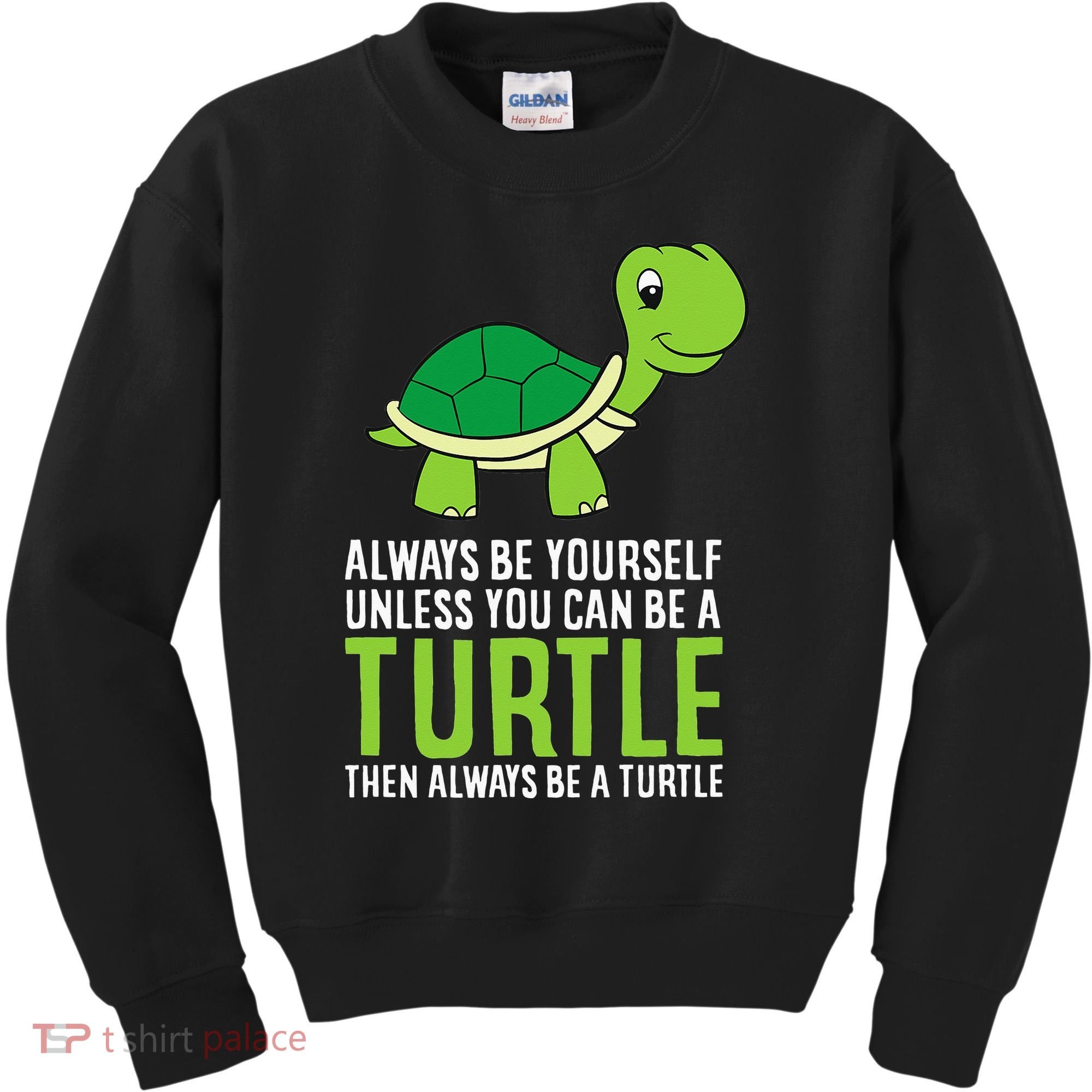 Sea Turtle Pet Always Be Yourself Unless You Can Be A Turtle Kids Sweatshirt
