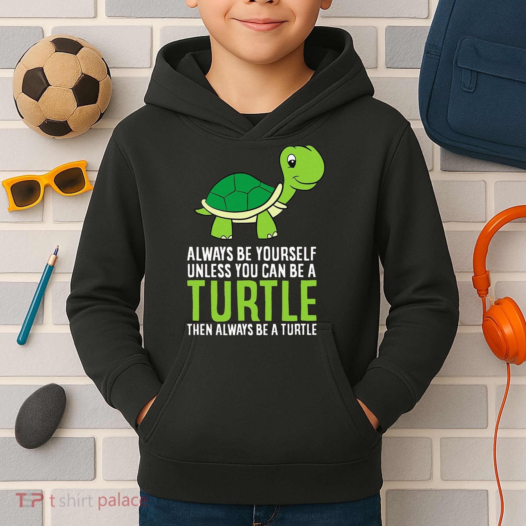 Sea Turtle Pet Always Be Yourself Unless You Can Be A Turtle Kids Hoodie