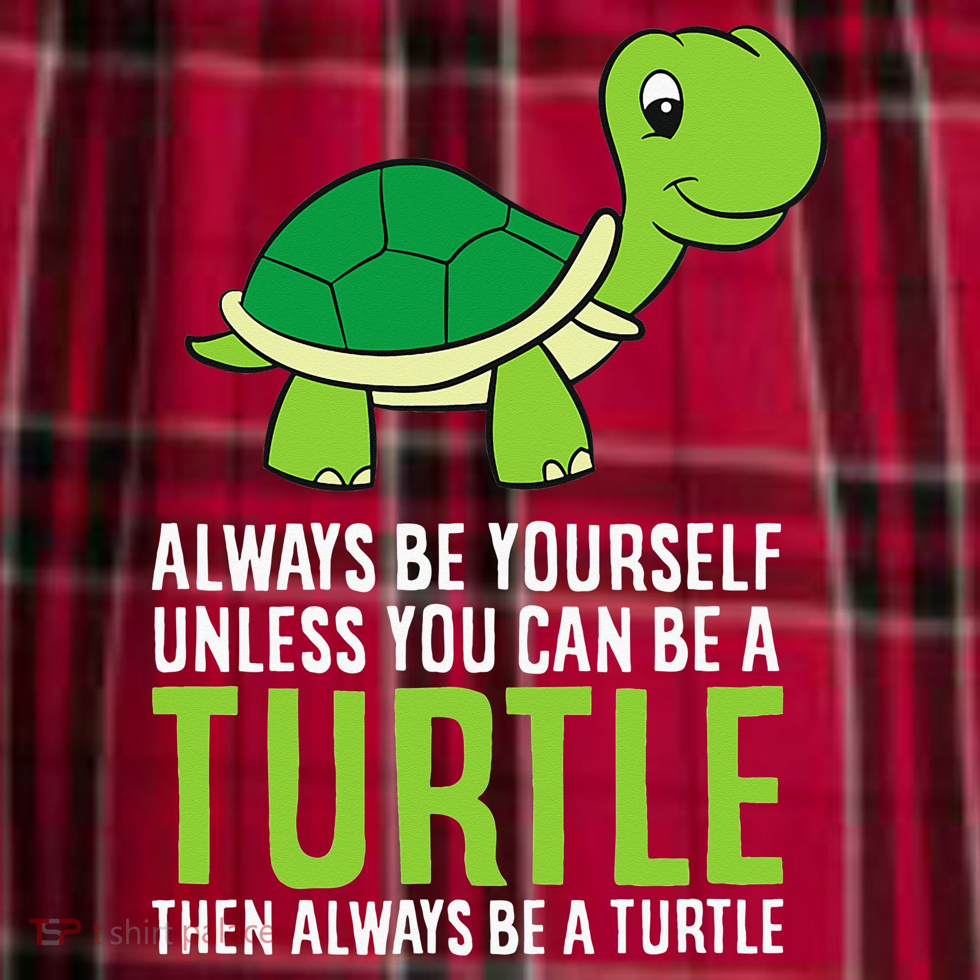 Sea Turtle Pet Always Be Yourself Unless You Can Be A Turtle Men's Flannel Plaid Pajama Pants