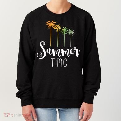 Summer Time Palm Tree Women's Sweatshirt