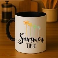 Summer Time Palm Tree Coffee Mug thumb 4