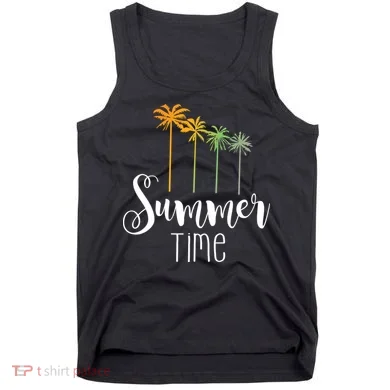 Summer Time Palm Tree Tank Top