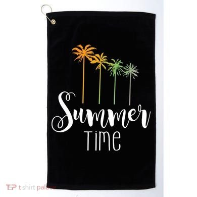 Summer Time Palm Tree Golf Towel