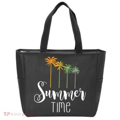 Summer Time Palm Tree Tote Bag