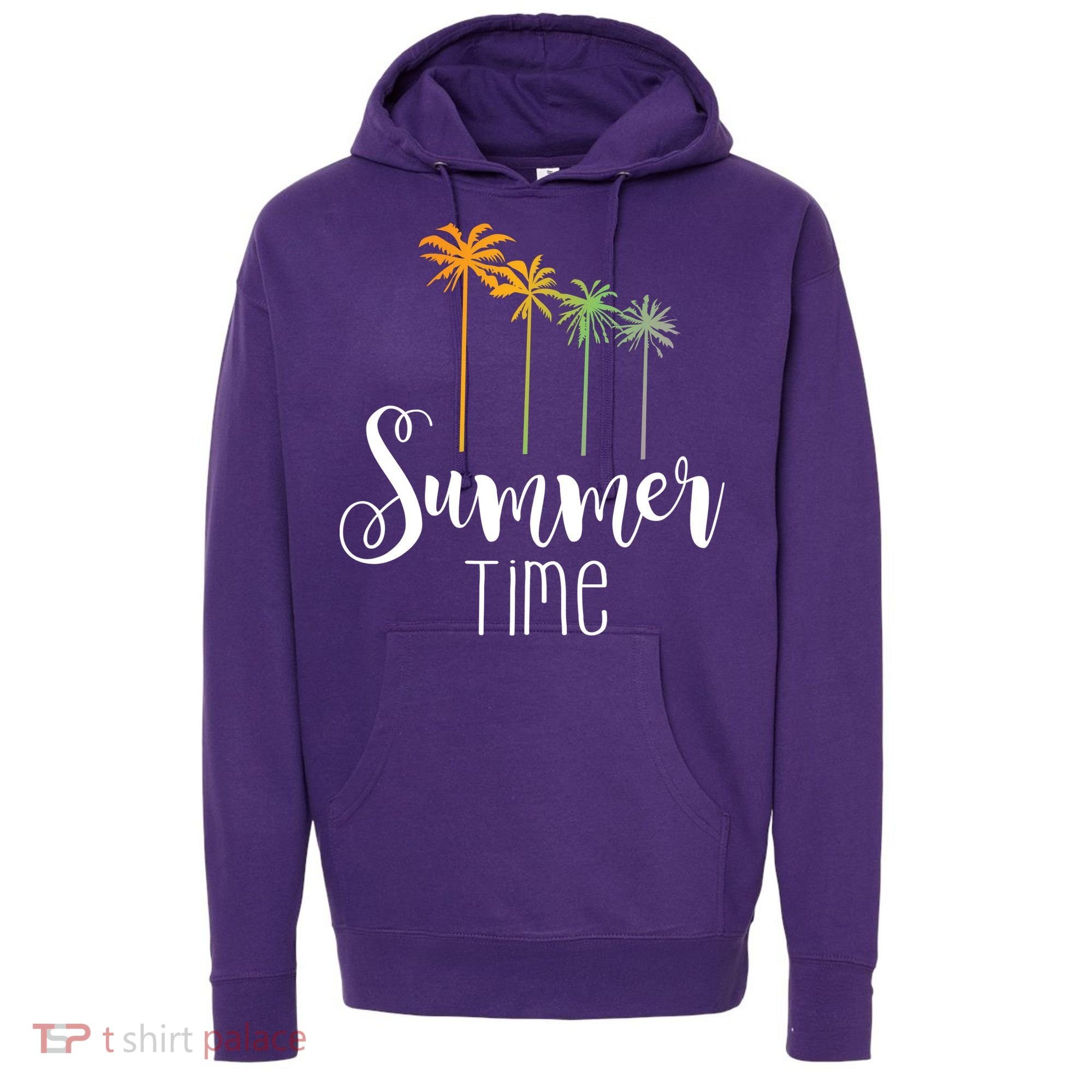 Summer Time Palm Tree Hoodie