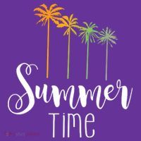 Summer Time Palm Tree Coaster thumb 2