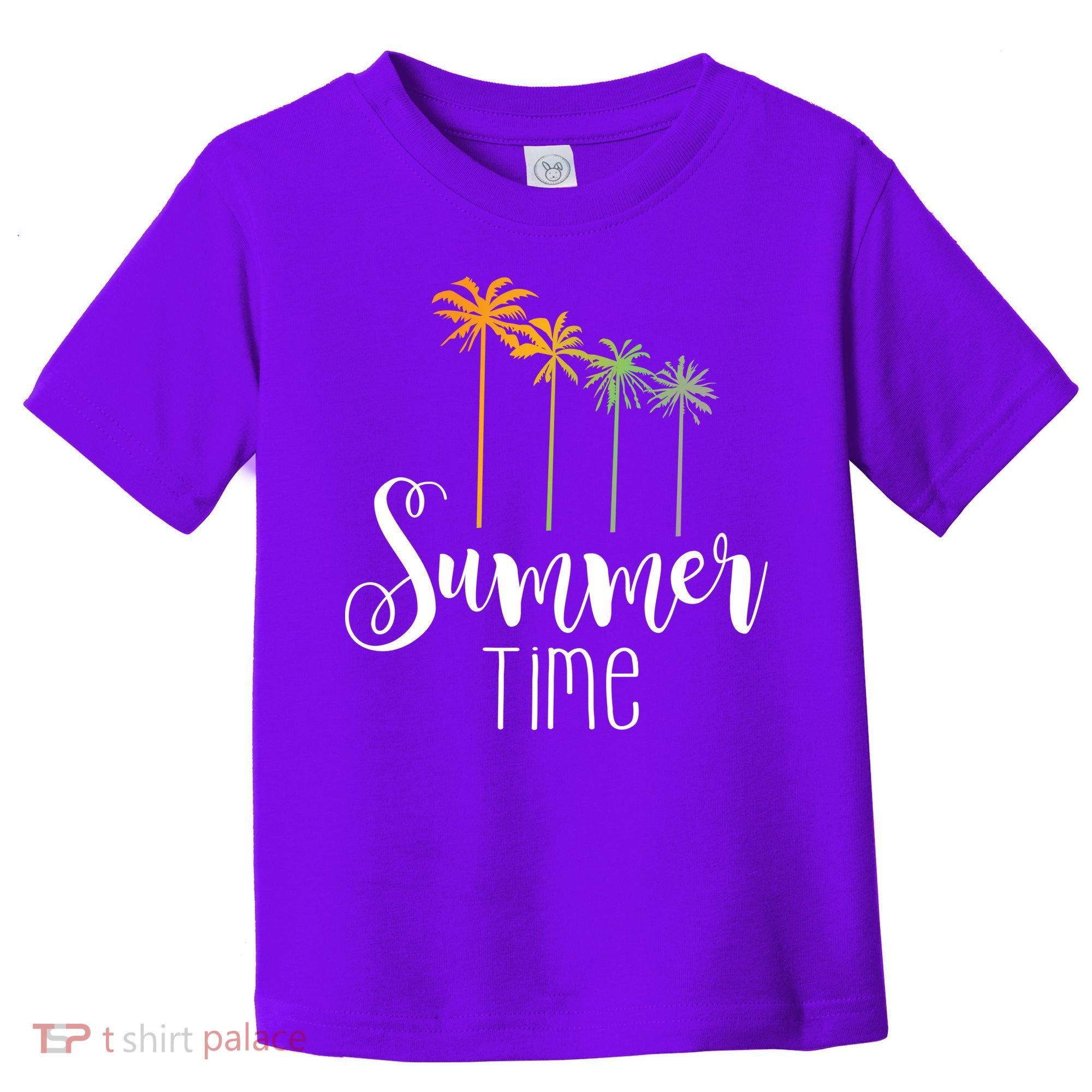 Summer Time Palm Tree Toddler T-Shirt
