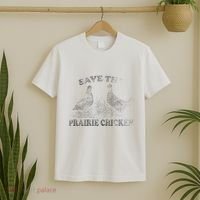 Save The Prairie Chicken Apparel Vintage Conservation T-Shirt thumb 2