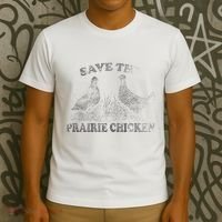 Save The Prairie Chicken Apparel Vintage Conservation T-Shirt thumb 3