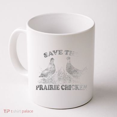 Save The Prairie Chicken Apparel Vintage Conservation Coffee Mug