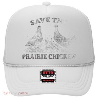 Save The Prairie Chicken Apparel Vintage Conservation Hat