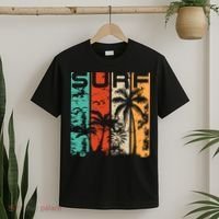 Surf Tropical Palm Tree Retro Vintage T-Shirt thumb 2