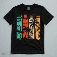 Surf Tropical Palm Tree Retro Vintage T-Shirt thumb 5