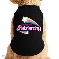 Smash The Patriarchy Feminism Doggie Tank thumb 0