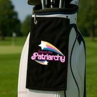 Smash The Patriarchy Feminism Golf Towel thumb 2