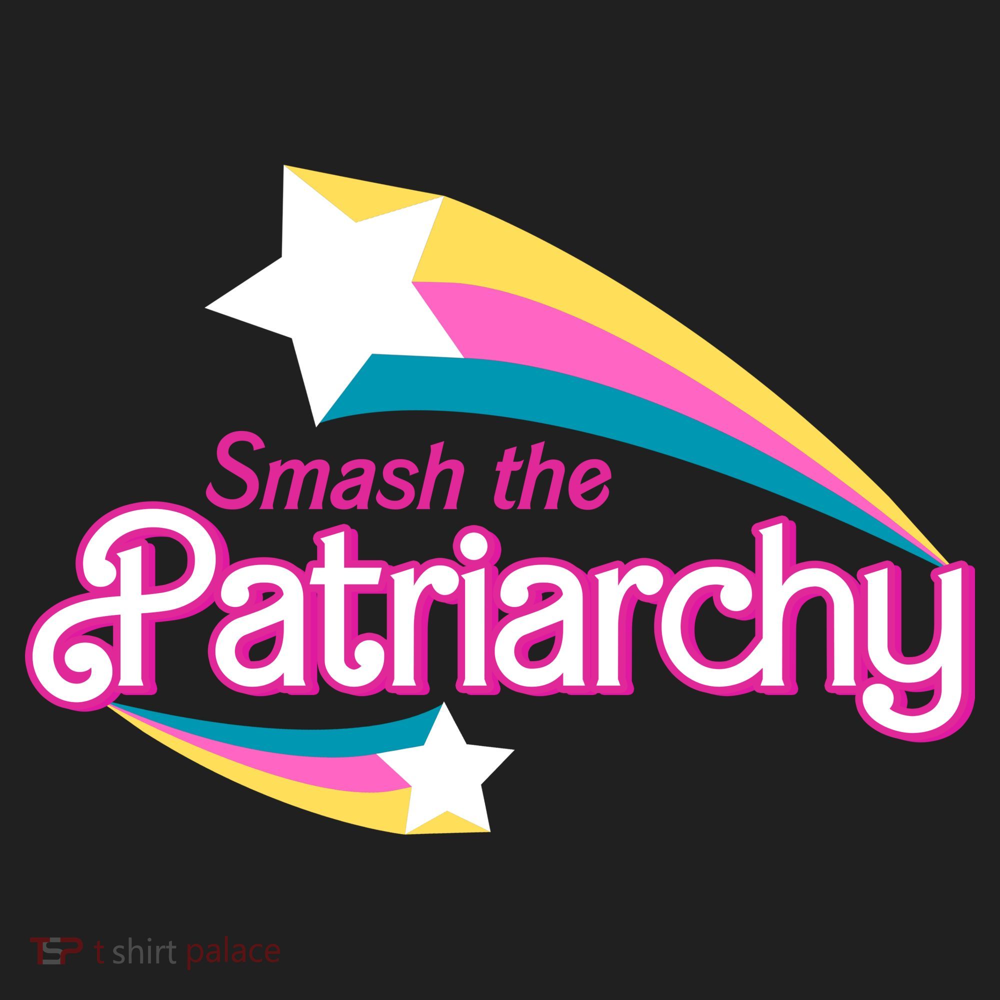 Smash The Patriarchy Feminism Golf Towel