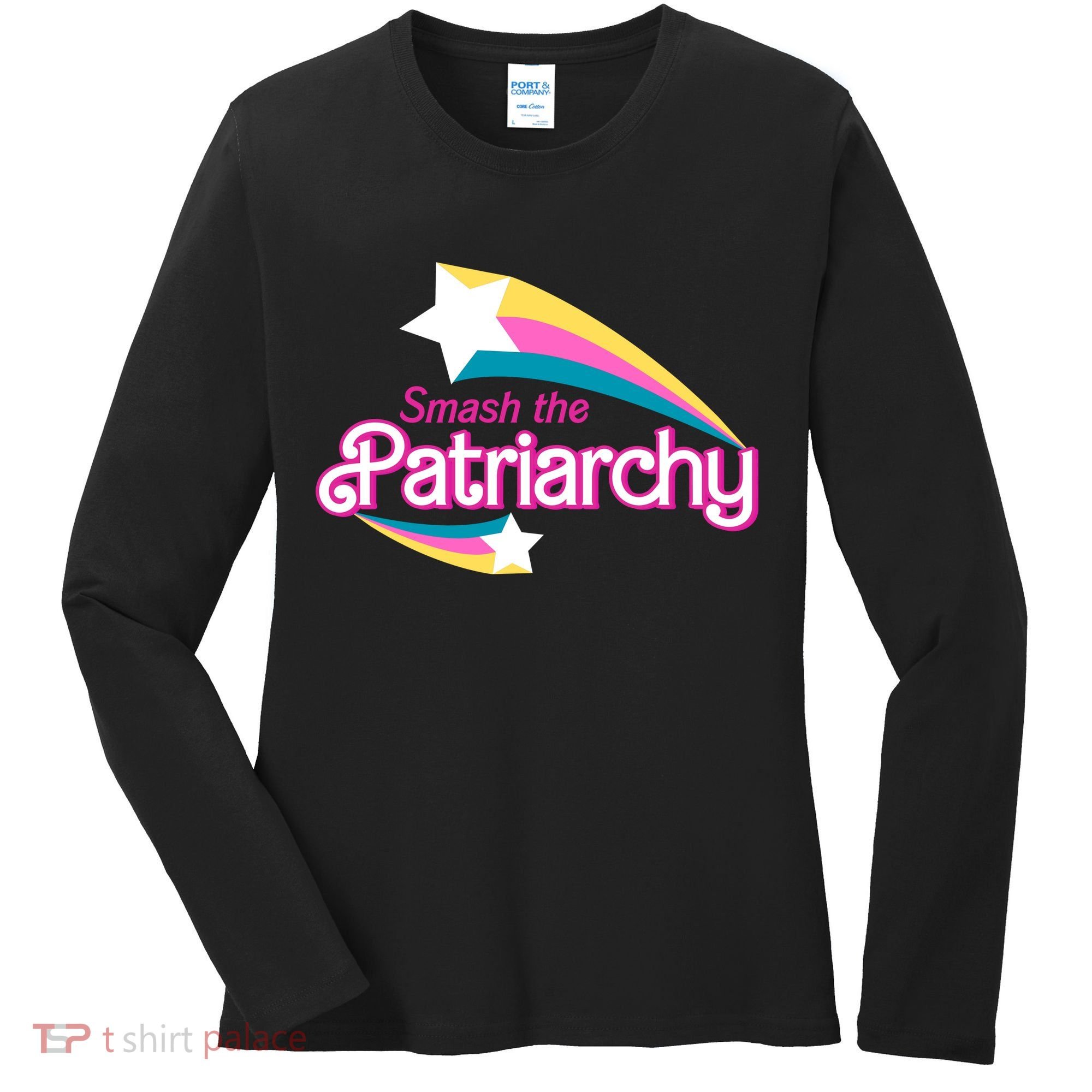 Smash The Patriarchy Feminism Women's Long Sleeve Shirt