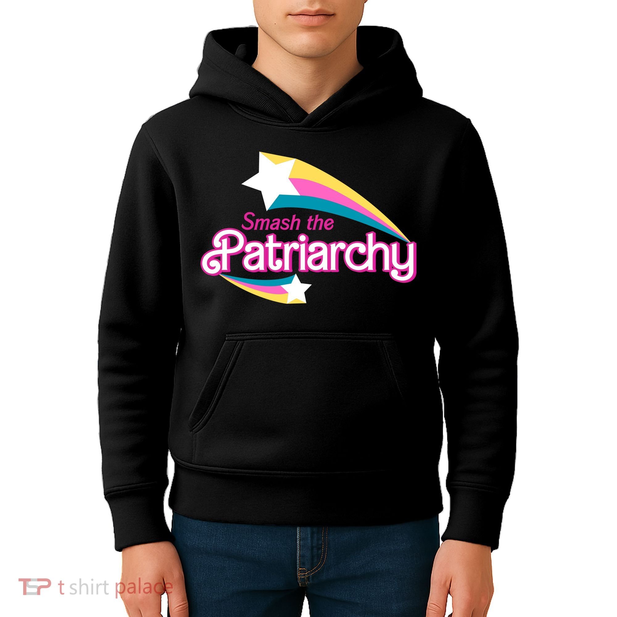 Smash The Patriarchy Feminism Kids Hoodie