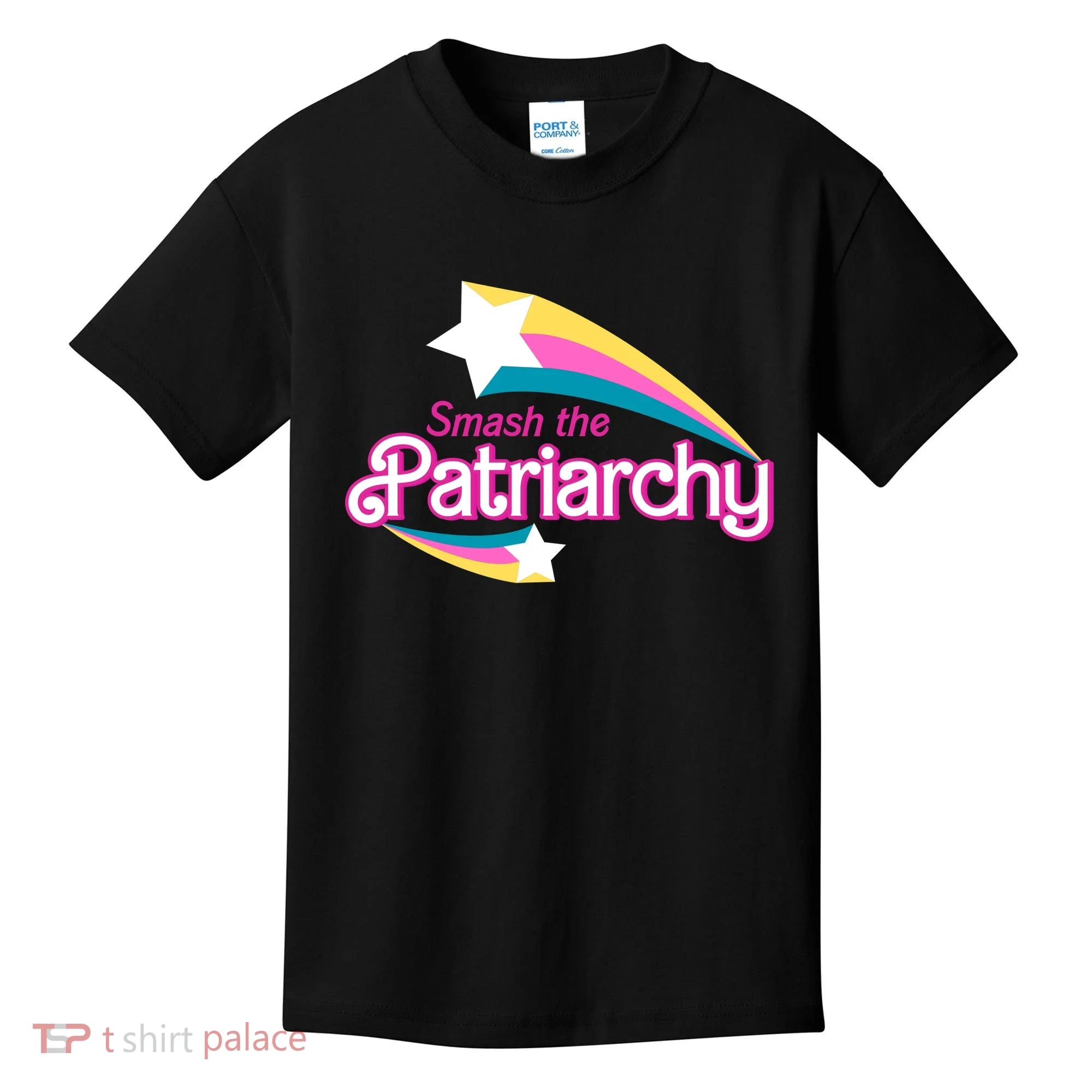 Smash The Patriarchy Feminism Kids T-Shirt