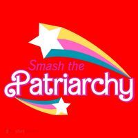 Smash The Patriarchy Feminism Santa Hat thumb 1
