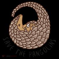 Save The Pangolins Gift Wildlife Conservation Gift Backpack thumb 2