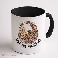 Save The Pangolins Gift Wildlife Conservation Gift Coffee Mug thumb 1