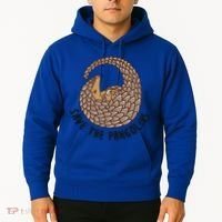 Save The Pangolins Gift Wildlife Conservation Gift Hoodie thumb 2