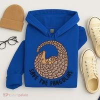 Save The Pangolins Gift Wildlife Conservation Gift Hoodie thumb 4