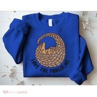 Save The Pangolins Gift Wildlife Conservation Gift Sweatshirt thumb 2