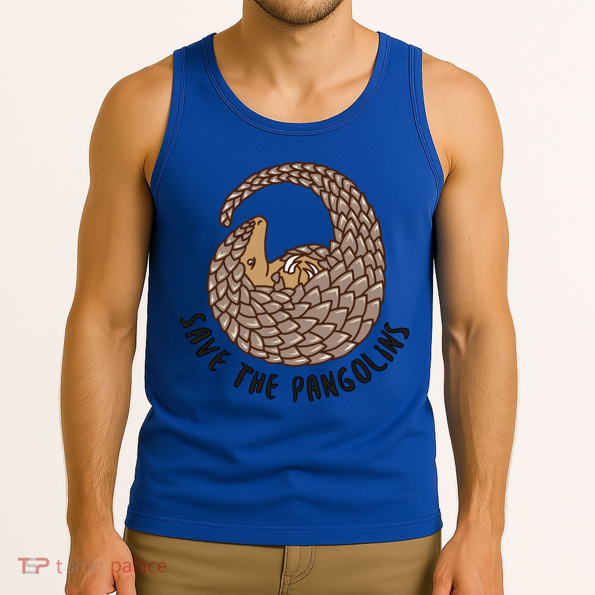 Save The Pangolins Gift Wildlife Conservation Gift Tank Top