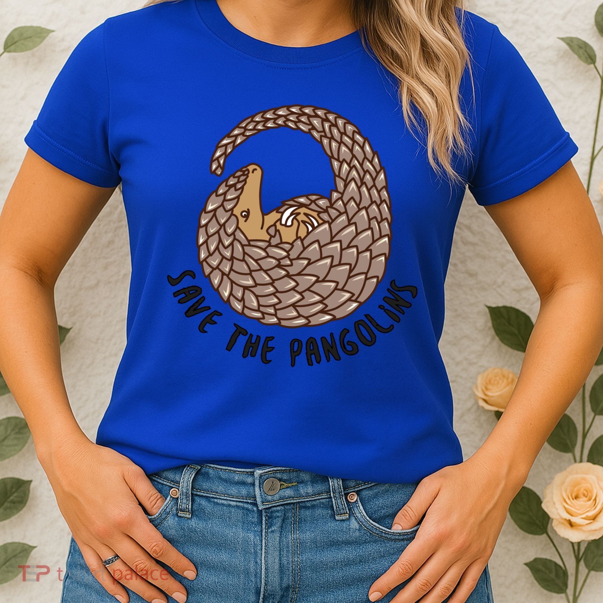 Save The Pangolins Gift Wildlife Conservation Gift Women's T-Shirt