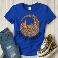 Save The Pangolins Gift Wildlife Conservation Gift Women's T-Shirt thumb 3