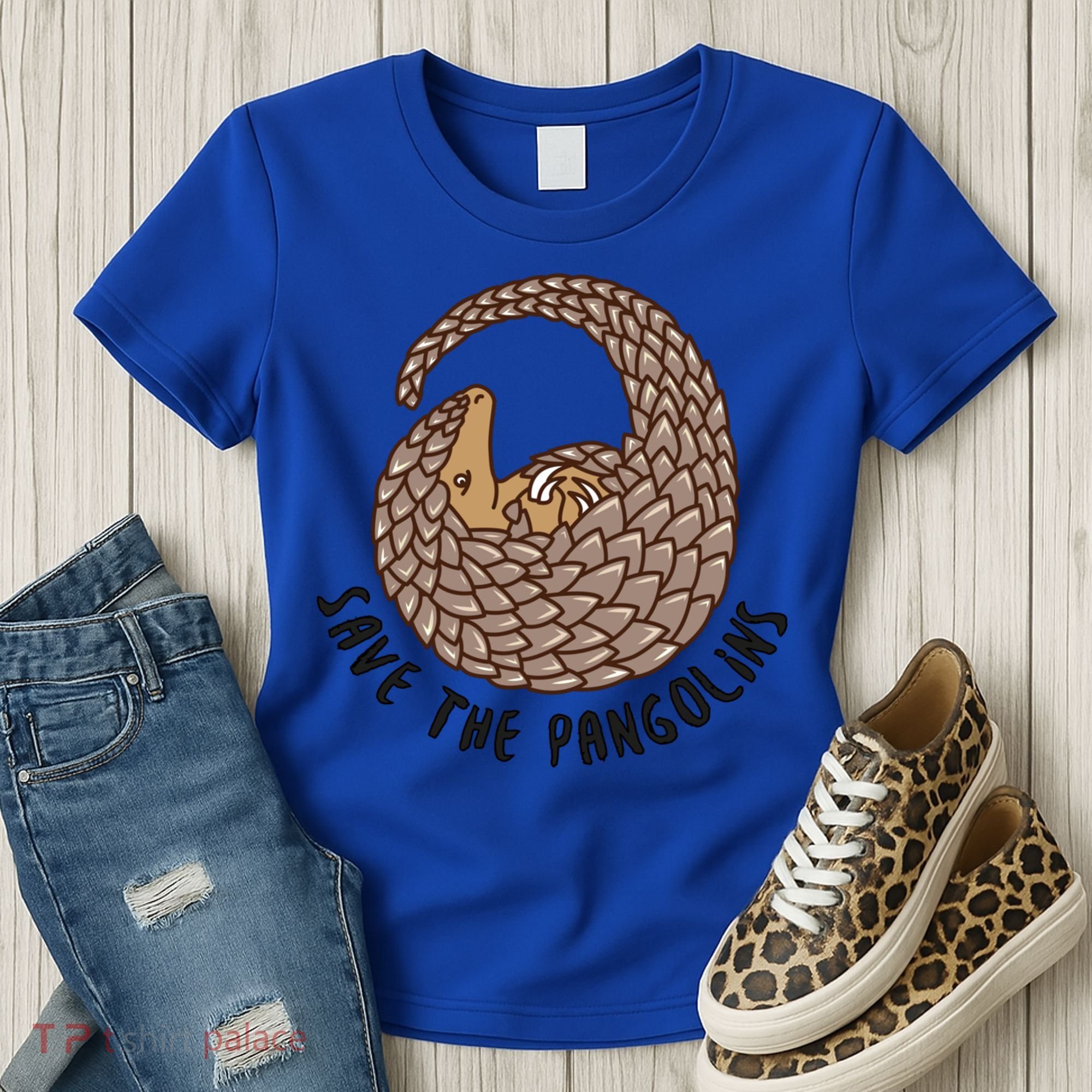 Save The Pangolins Gift Wildlife Conservation Gift Women's T-Shirt