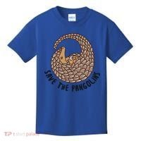 Save The Pangolins Gift Wildlife Conservation Gift Kids T-Shirt thumb 0