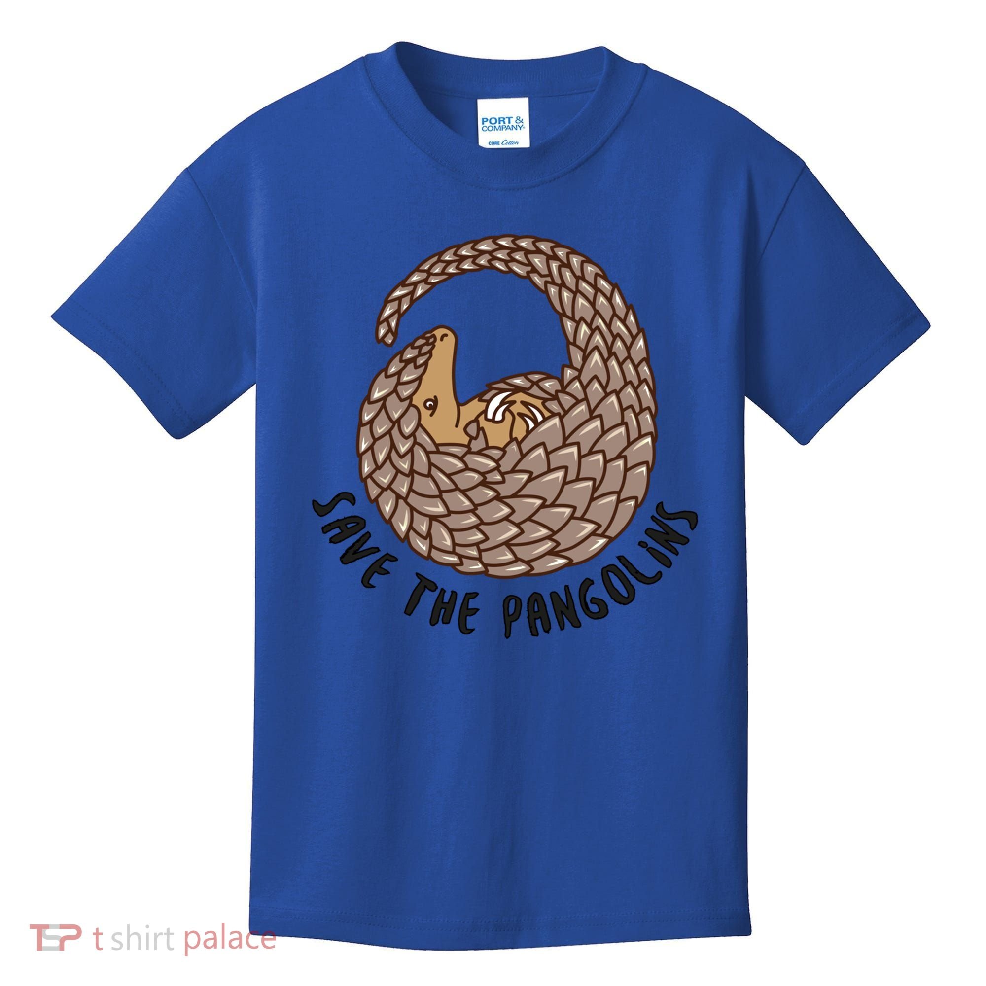 Save The Pangolins Gift Wildlife Conservation Gift Kids T-Shirt